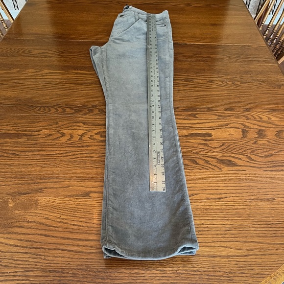 NWT Ralph Lauren Women’s Mid Rise Corduroy Straight Fit Grey Jeans Pants 14 - Picture 8 of 14